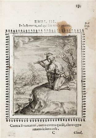 MACCIO, Paolo (c. 1570-1640) - Emblemata. Bologna: Clemente Ferroni, 1628.

Pri