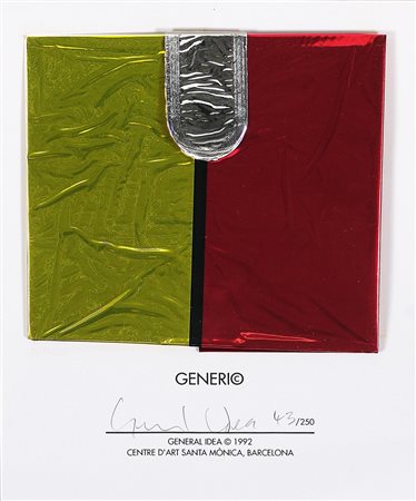 GENERAL IDEA (1969 - 1994) Balloon. 1992. Multiplo. Cm 21,50 x 26,50....