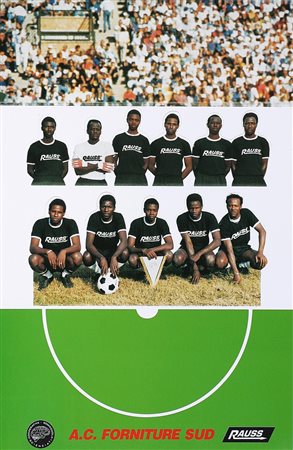 CATTELAN MAURIZIO (n. 1960) AC forniture sud. 1991. Serigrafia. Cm 22,00 x...