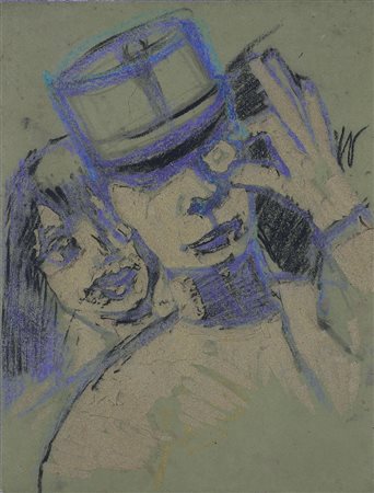 MACCARI MINO (1898 - 1989) Senza titolo. Matrice per stampa. Cm 28,40 x...