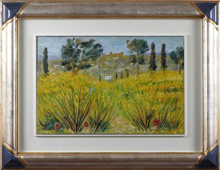 CASCELLA MICHELE (1892 - 1989) Senza titolo. Olio su tela. Cm 60,00 x 40,00....