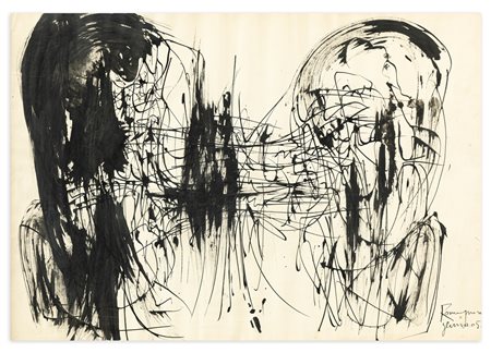BEPI ROMAGNONI (1930-1964) - Senza Titolo, 1958
