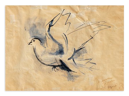 RENATO GUTTUSO (1911-1987) - Senza Titolo, 1956