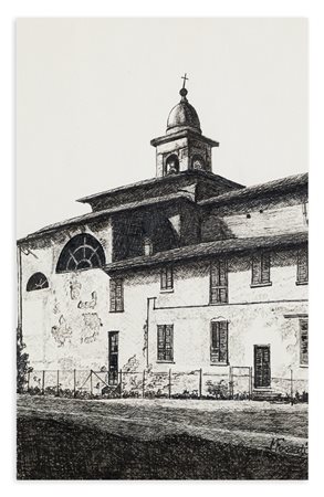 MARIO FOSSATI (1918-1999) - Sovico. Chiesa parrocchiale vecchia, 1988