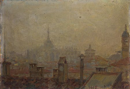 FRANCESCO GIBELLI (1890-1978) - Senza Titolo, 1915