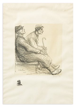 THÉOPHILE ALEXANDRE STEINLEN (1859-1923) - Convalescents, 1915