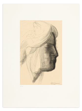 EMILIO GRECO (1913-1995) - Omaggio a Michelangelo