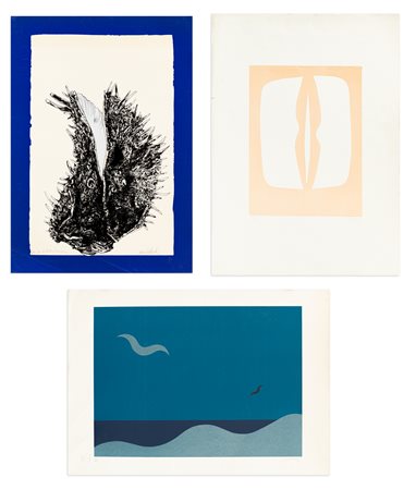 AUTORI VARI (CASTELLANI, D'ANGIOLO E TEDESCHI) - Lotto unico composto da 3 OPERE GRAFICHE
