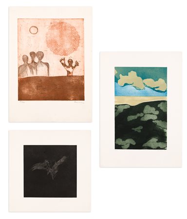 AUTORI VARI (ARGIMON, DEL RE E DI FIDIO) - Lotto unico composto da 3 opere grafiche