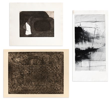 AUTORI VARI (PAZZI, LATTANZI E ANONIMO) - Lotto unico composto da 3 opere grafiche