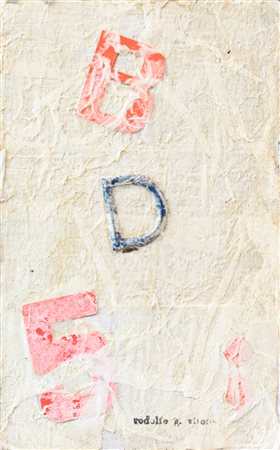 RODOLFO VITONE (1927-2019) - Senza Titolo, 2011
