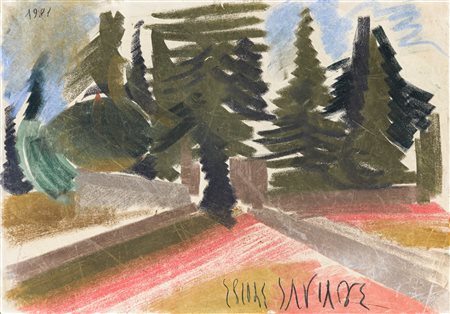 ERCOLE SAVIANE (1930) - Senza Titolo, 1981