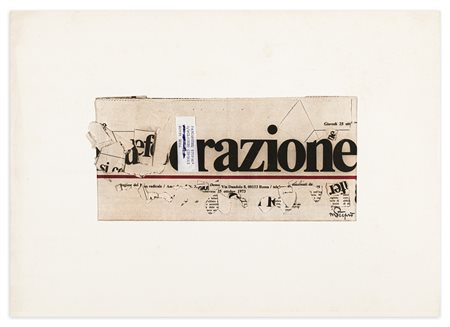 CLAUDIO CINTOLI (1935-1978) - Liberazione, 1974