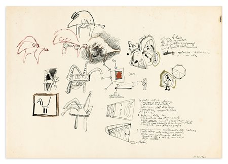 CLAUDIO CINTOLI (1935-1978) - Flying, 1960
