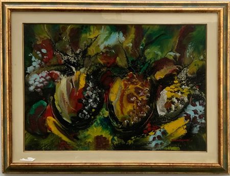 Giandante X Lotto composto da tre tecniche miste su cartoncino, due astratte e u