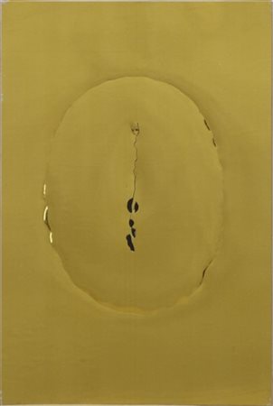 Biglietto inaugurale della mostra "Presencias de Nuestro Tiempo" presso la Gale