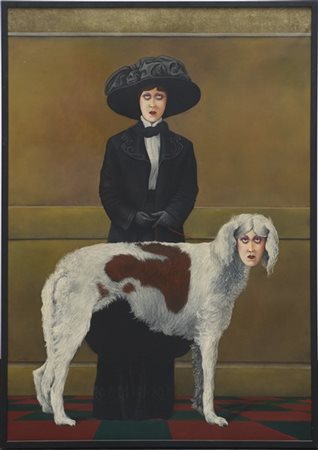 Raul Heredia "No hay prenda que no se parezca al dueno" 1979
olio su tela
cm 100