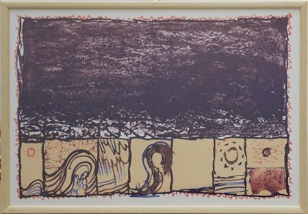 Pierre Alechinsky "Senza titolo" 1981
litografia a colori
cm 37,5x55,5
Edizione