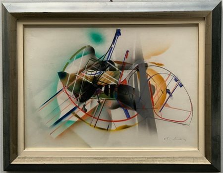 Edoardo Franceschini "Senza titolo" 1974
tecnica mista su cartone
cm 51x71
firma