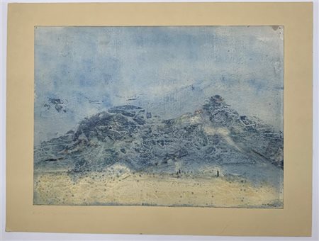 Lily Masson "Senza titolo" 1965
tecnica mista su cartoncino
(disegno cm 38x53 e