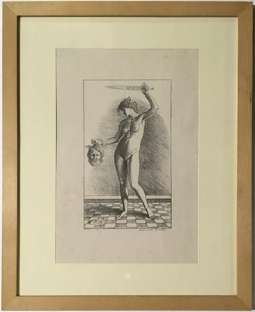 Benvenuto Disertori "Giuditta" c. 1934
litografia
cm 37x25
firmata in basso a de