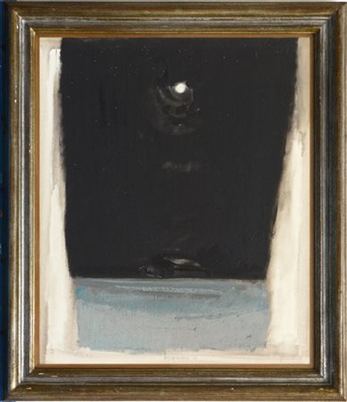 Natale Addamiano "Paesaggio notturno" 1976
olio su tela
cm 60x50
Firmato e datat