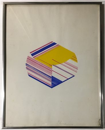 Blumencweig "Senza titolo" 
litografia a colori
cm 68x48
firmata e numerata 83/1