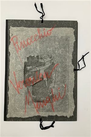 Veronica Menghi "Autobiografia di un burattino" 2000
cartella editoriale contene