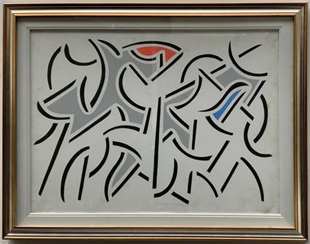 Stanley Tomshinsky "Out going" 1975
olio su tela
cm 60,5x80
firmato in basso a d