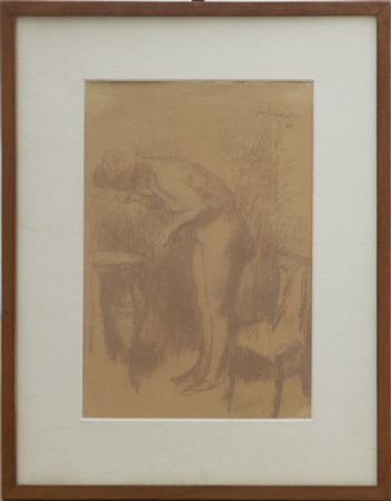 Aldo Salvadori "Figura femminile" 1943
pastello su carta
cm 35x25
firmato e data