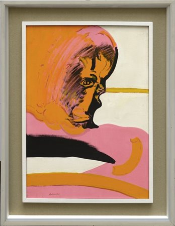 Remo Brindisi "Senza titolo" 1971
olio su tela
cm 70x50
firmato in basso a sinis