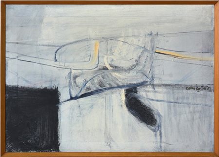 Rodolfo Aricò "Oggetto" 1960
olio su tela
cm 50x70
firmato e datato a destra, al