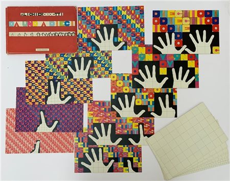 Alighiero Boetti "Da uno a dieci" 1980
portfolio composto da venti tavole sciolt