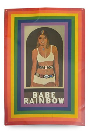 Peter Blake "Babe Rainbow" 1968
serigrafia su latta
cm 66x44
Dodo Design, Londra