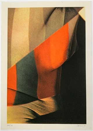 Eugenio Carmi lotto composto da due serigrafie a colori dalla serie "Chromo-Sync