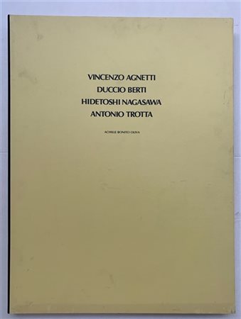 Agnetti - Berti - Nagasawa - Trotta "I tiri mancini" 1979
Cartella editoriale co