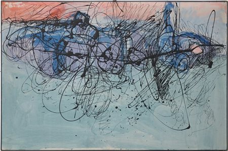 Josip Botteri "La città Trogir" 1972
tecnica mista su tavola
cm 81x122
firmato,