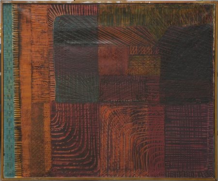 Bertina Lopes "Pittura 4" 1974
olio su tela
cm 100x120
firmato, datato, titolato