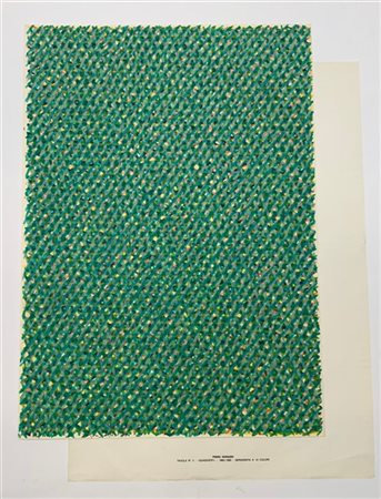 Piero Dorazio "Quasivert" 1963-1985
serigrafia a colori
cm 70x50
numerata 85/100