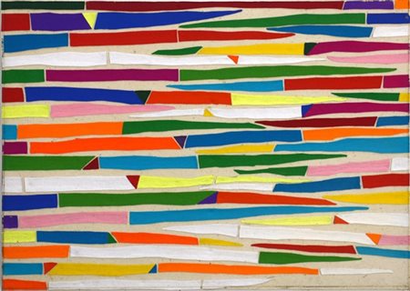 Piero Dorazio "Senza titolo" 1974
multiplo - collage di feltro
cm 83x117
firmato