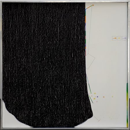 Gottardo Ortelli "Continente memoria: golfo" 1972
acrilico su tela
cm 95x95
tito