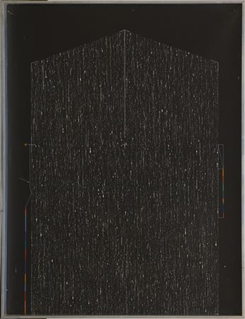 Gottardo Ortelli "Continente memoria" 1972
acrilico su tela
cm 118x88
titolato,