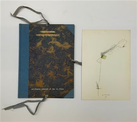 Ugo La Pietra "Il giardino delle delizie" 1987
tecnica mista su carta
cm 33,5x23