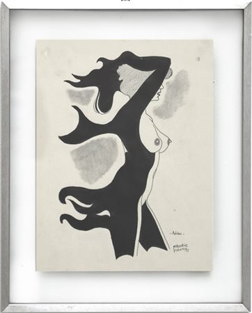 Maurice Henry "Adieu" 1977
tecnica mista su carta
cm 32,5x25
firmato e titolato