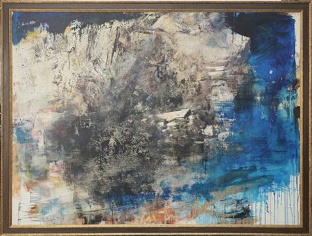 Antonio Pedretti "Roccioso" 2008
olio su tela
cm 150x200
firmato in basso a sini