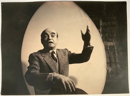 Ugo Mulas (Attr.) "Lucio Fontana" 1964 circa
fotografia vintage alla gelatina sa