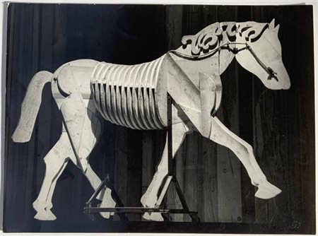 Ugo Mulas "Ceroli - Riccardo III" 1967/68
fotografia vintage alla gelatina sali