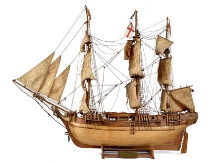 Modello di veliero Bounty 1787
