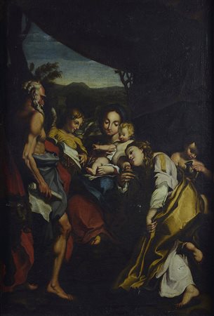 da Correggio Madonna con bambino e Santi