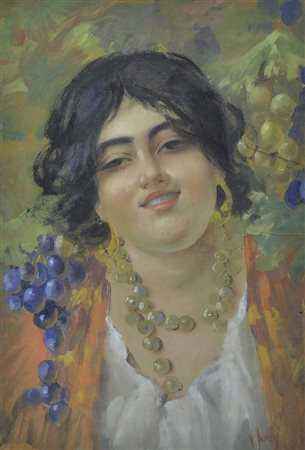 Vincenzo Irolli (1860-1949) Volto di donna